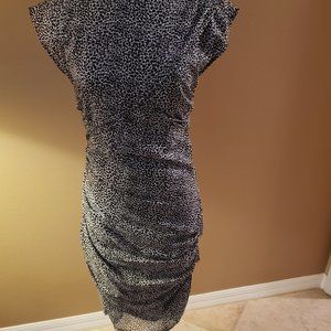 Ann Taylor Cap Sleeve Animal Print Dress Size 4